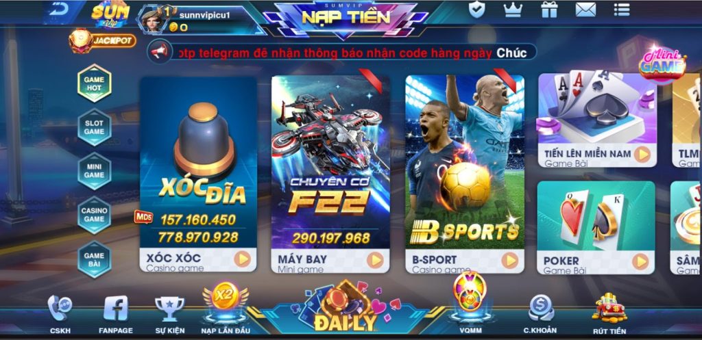 Giới thiệu chung game Xóc đĩa đổi thưởng Sumvip 