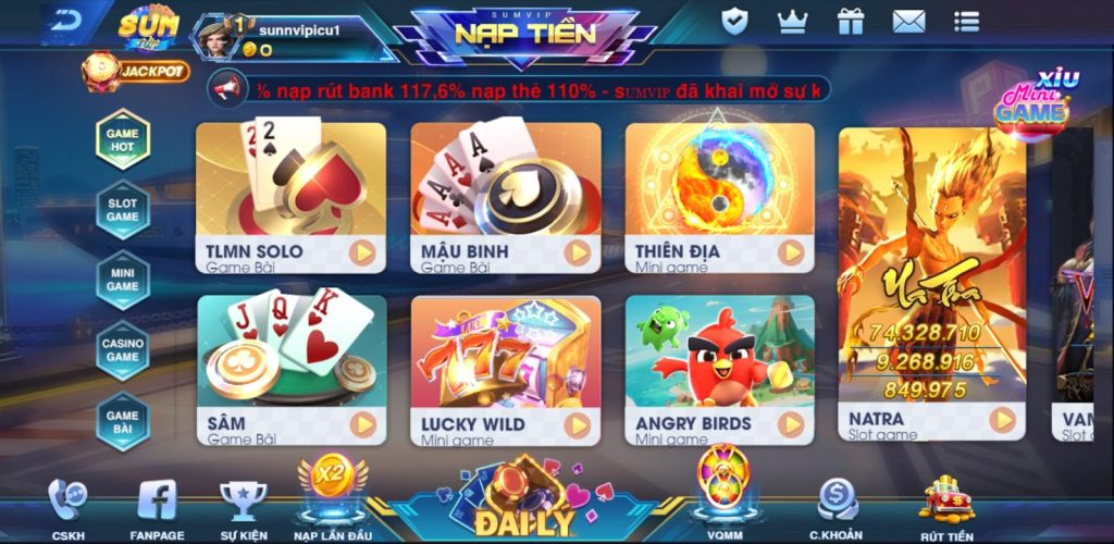 Giới thiệu chung tựa game Sâm Sumvip