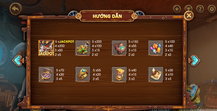 Luật chơi của Jackpot Raider như thế nào?