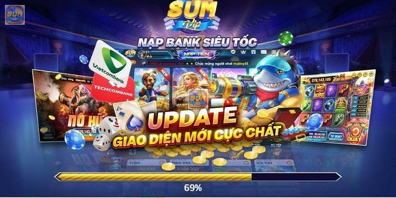 Giao diện sảnh game tại Sumvip luôn được đầu tư kỹ lưỡng