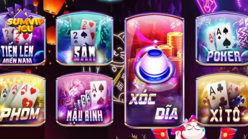 Sự nổi bật của các trò chơi tại sảnh game bài 789